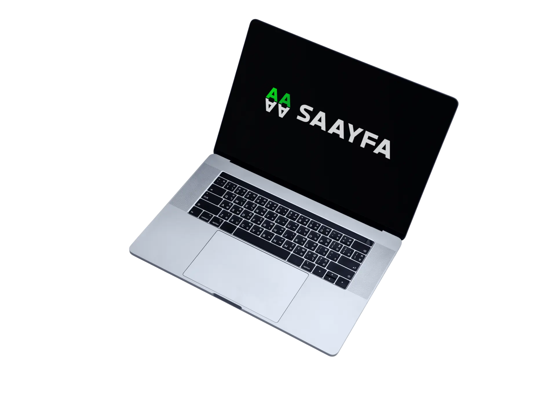 Painel de performance da Saayfa em um notebook